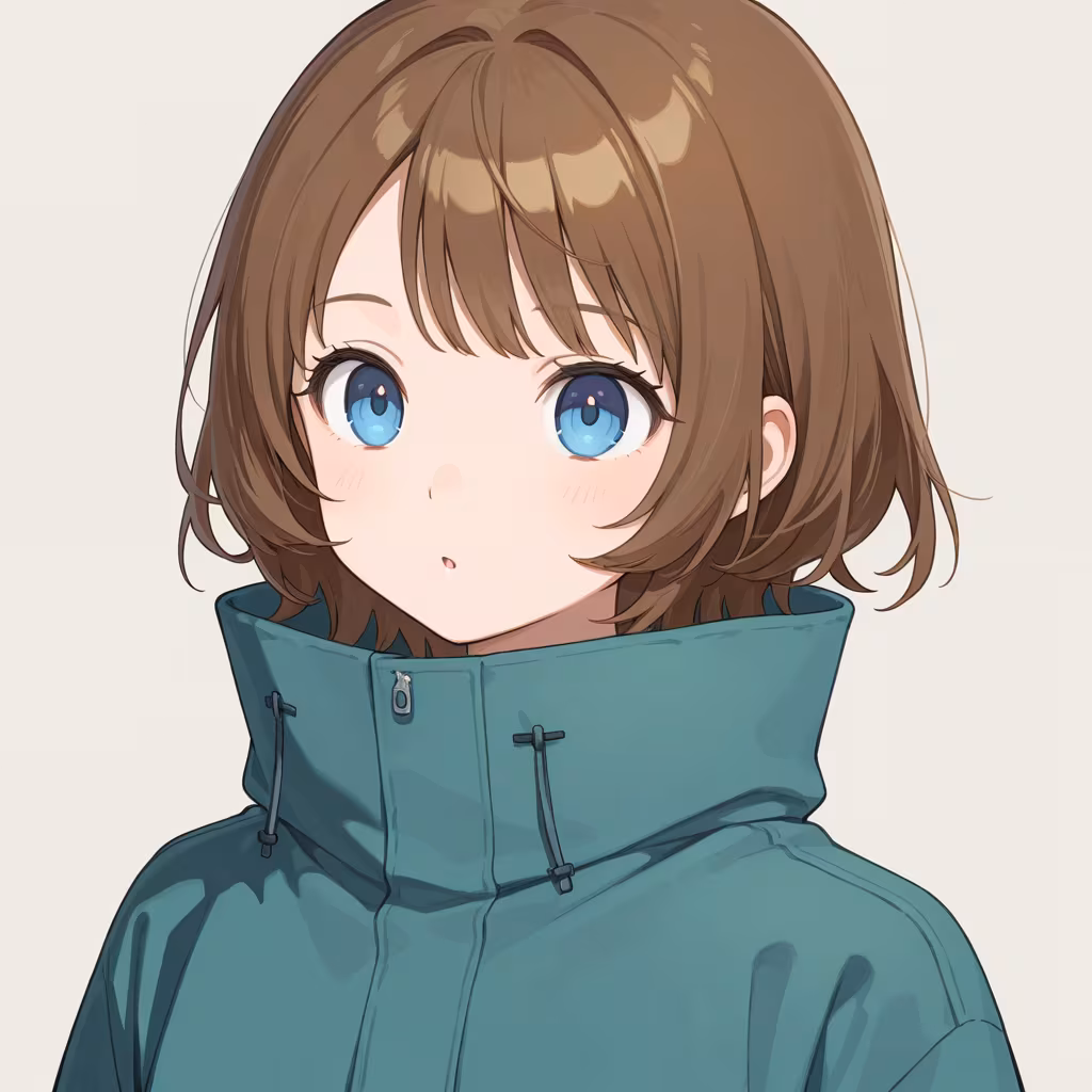 ハイカラーの作例