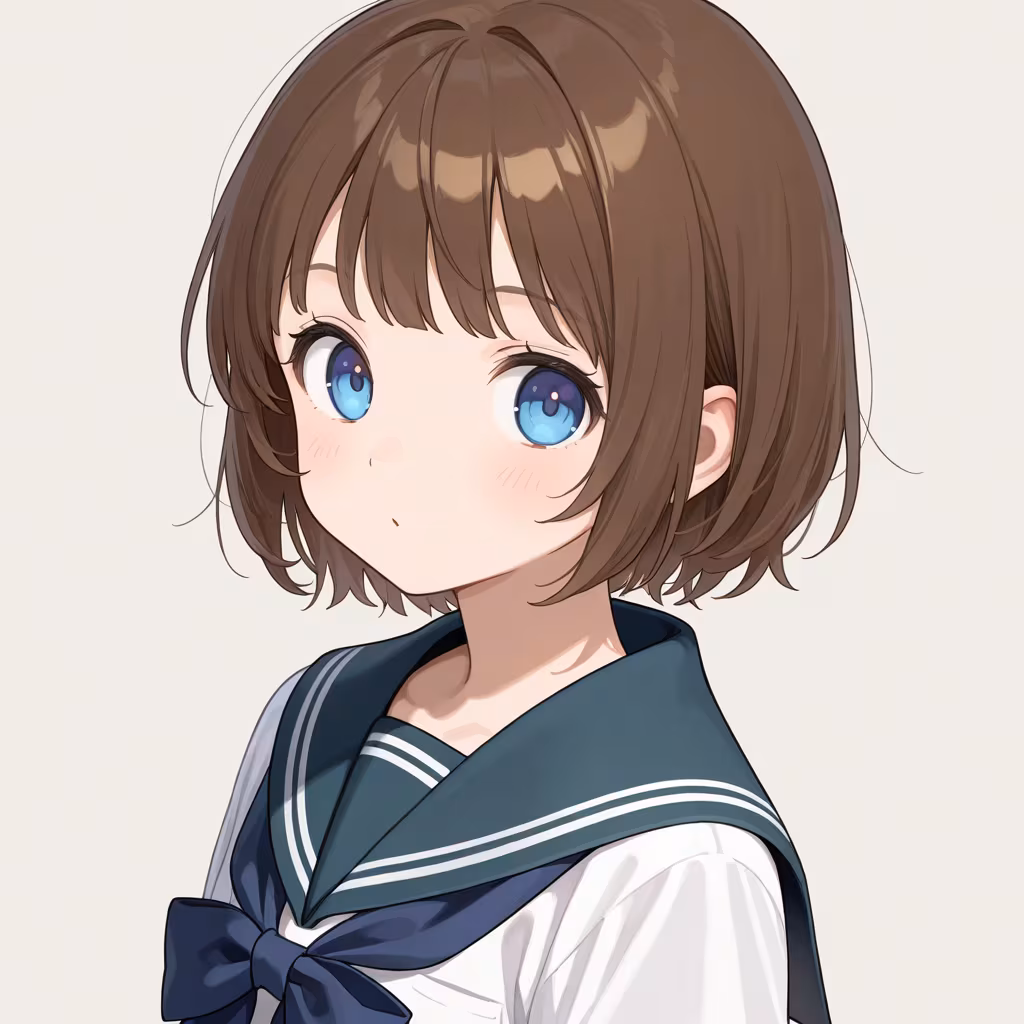 セーラー襟の作例