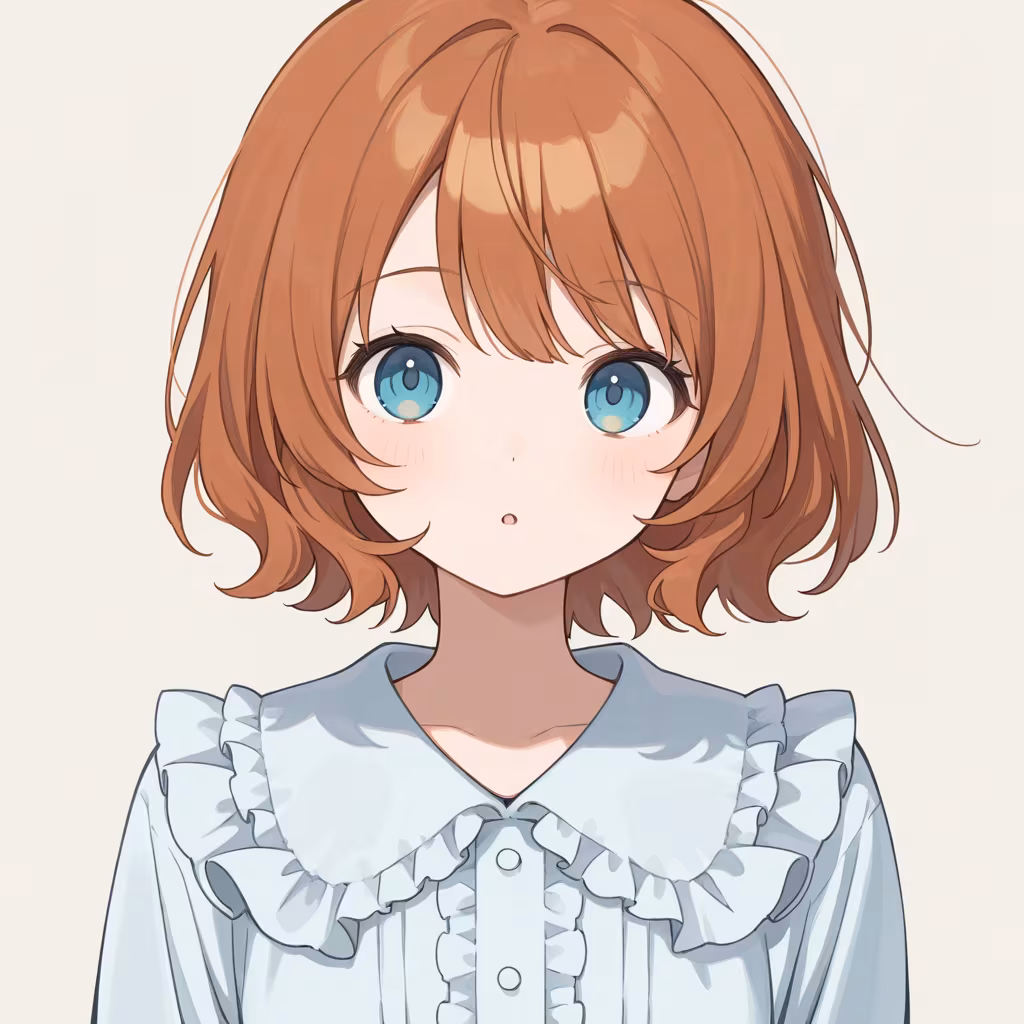 フリル襟の作例