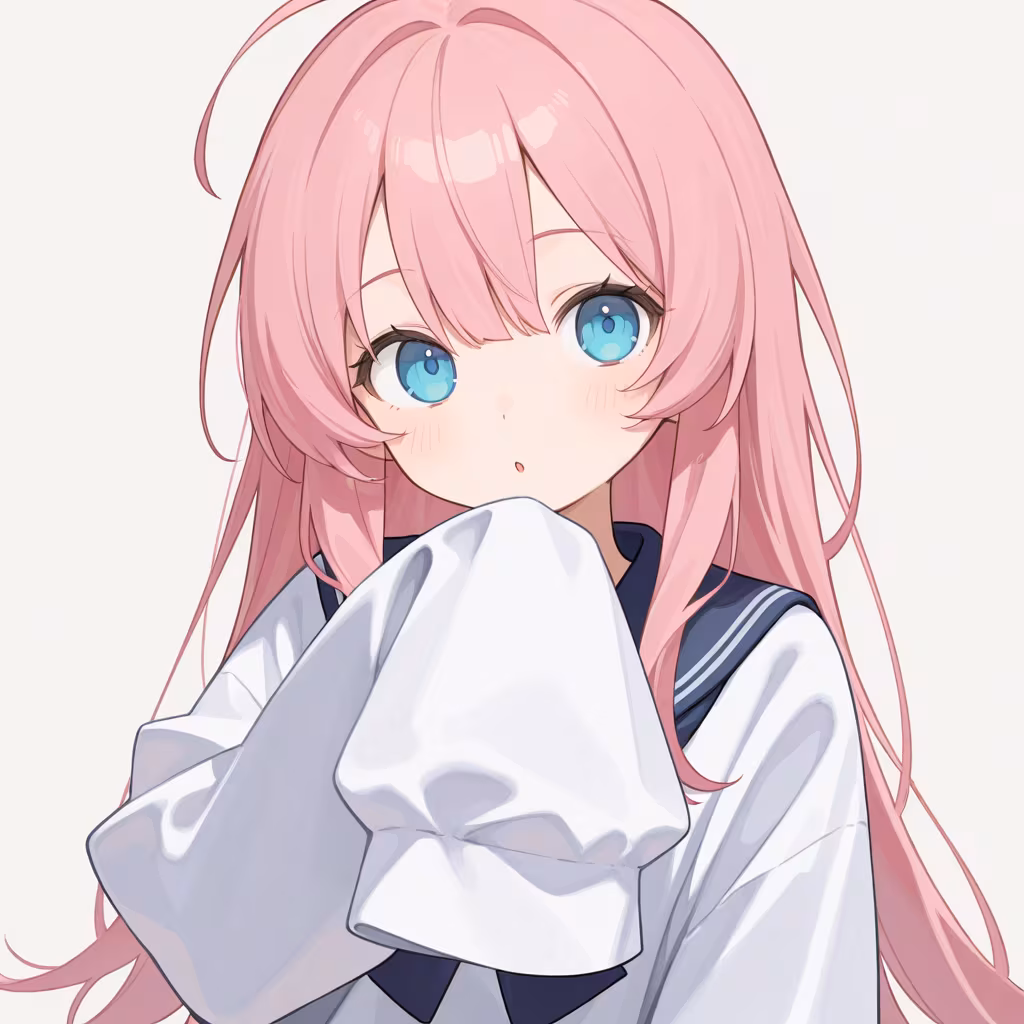 萌え袖の作例
