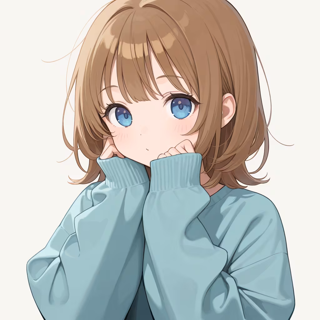 萌え袖の作例