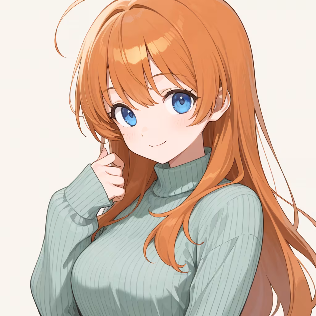 リブ袖の作例