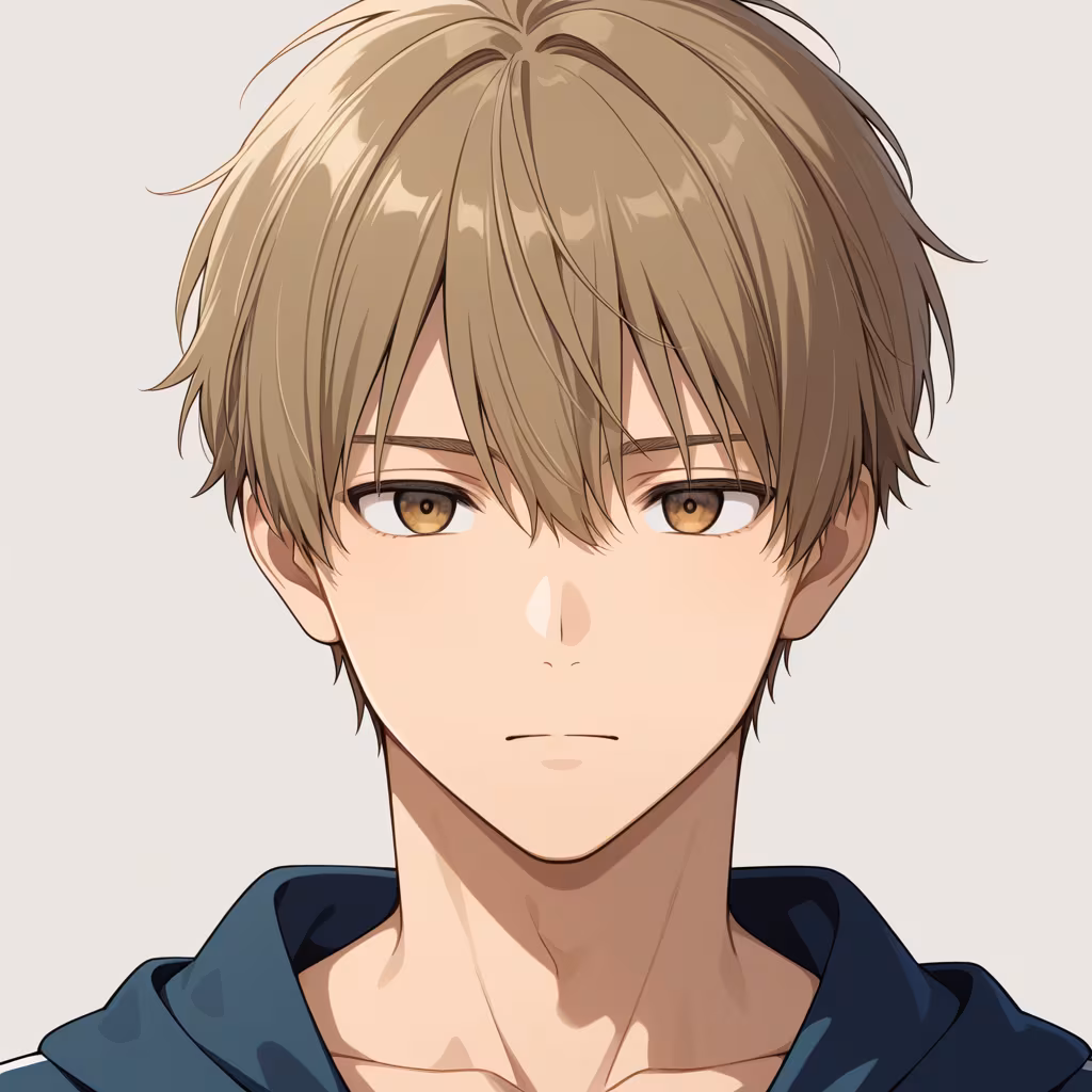男性1人の作例