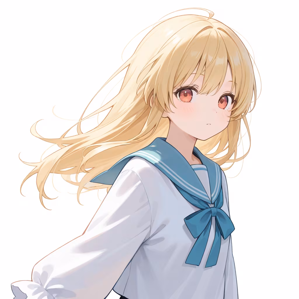 帽子なしの作例