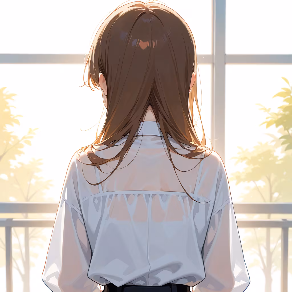 後ろ姿の作例