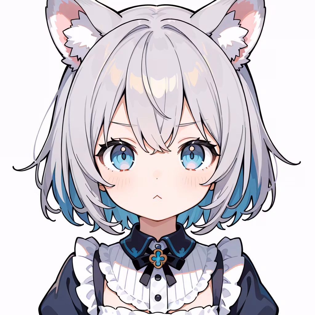 への字口の作例