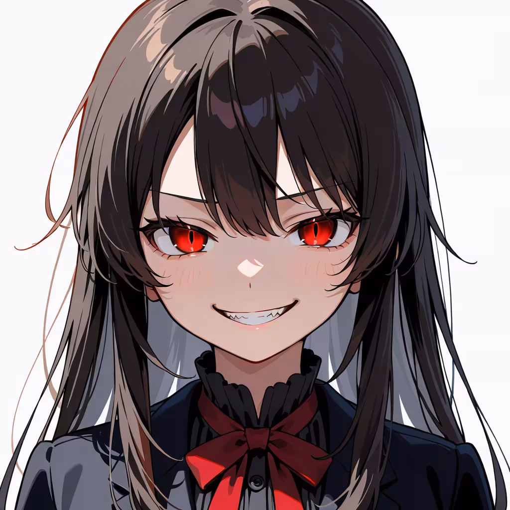 黒い笑みの作例
