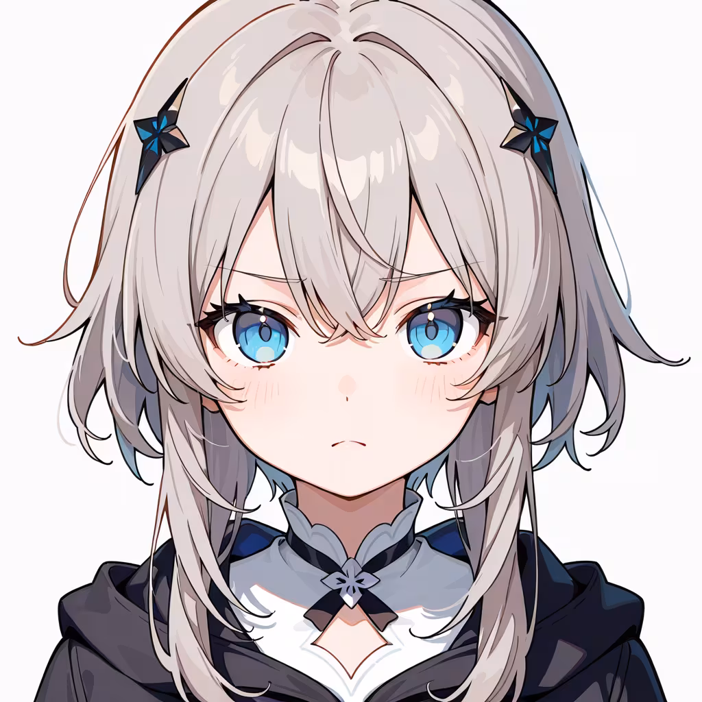 しかめっ面の作例