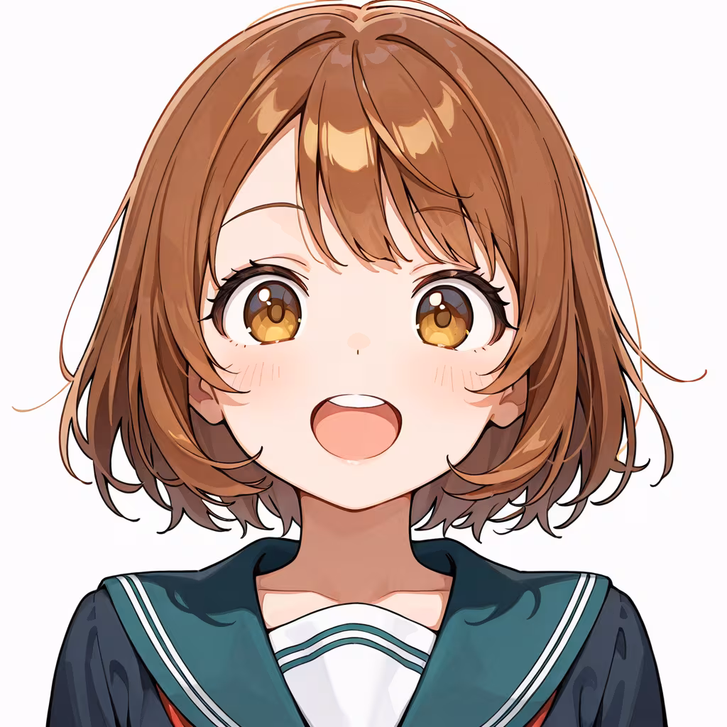 丸い歯の作例
