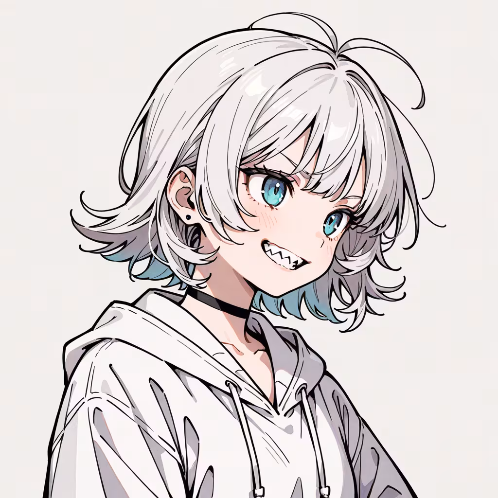 ギザ歯の作例