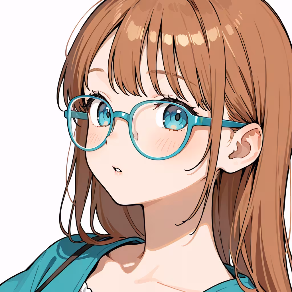 水色フレームの作例