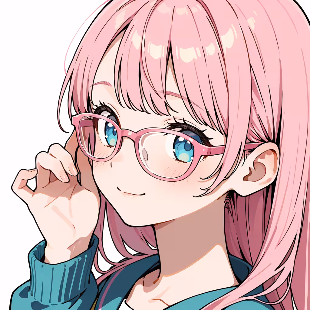 ピンクフレームの作例