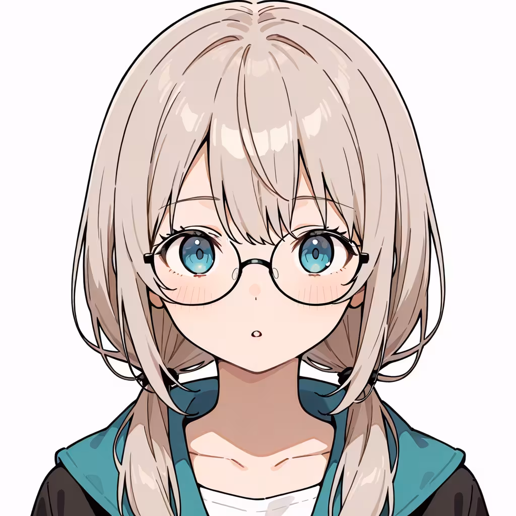 半円形メガネの作例
