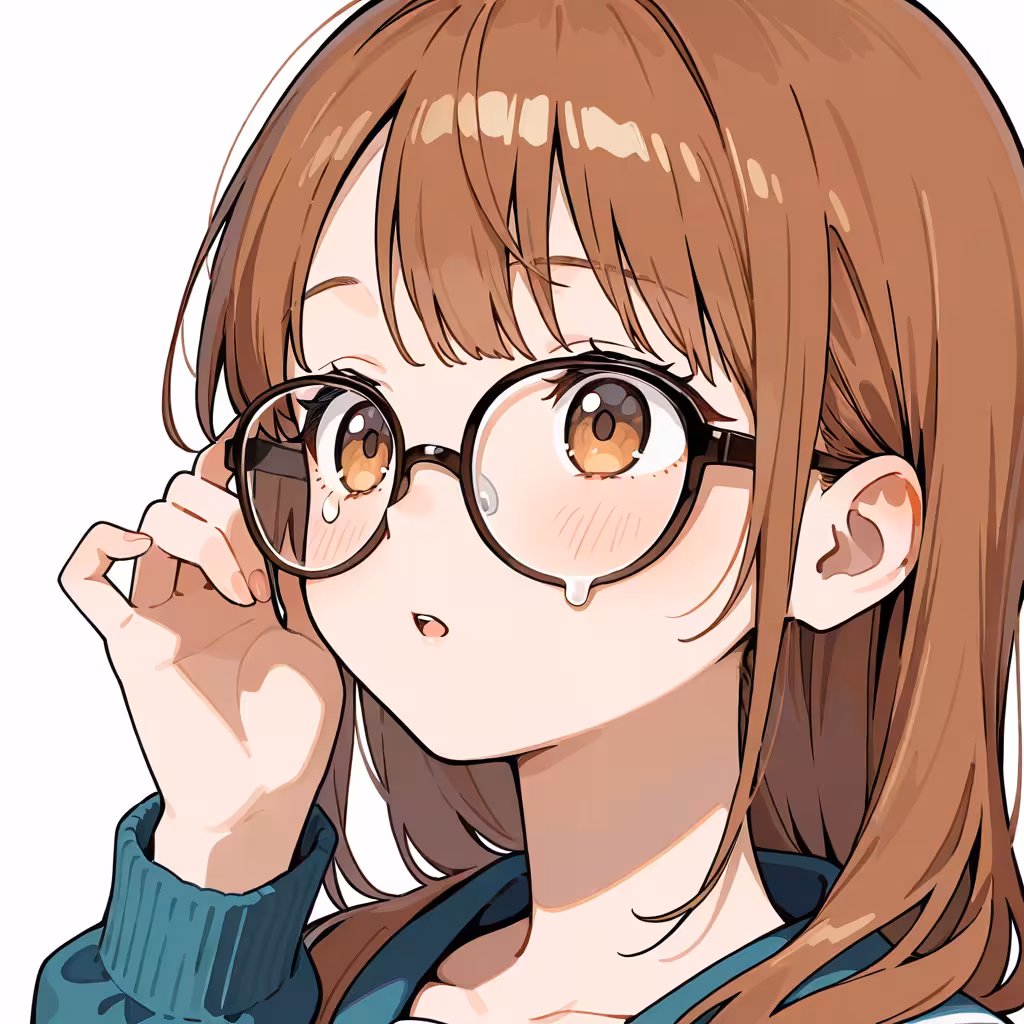 涙メガネの作例