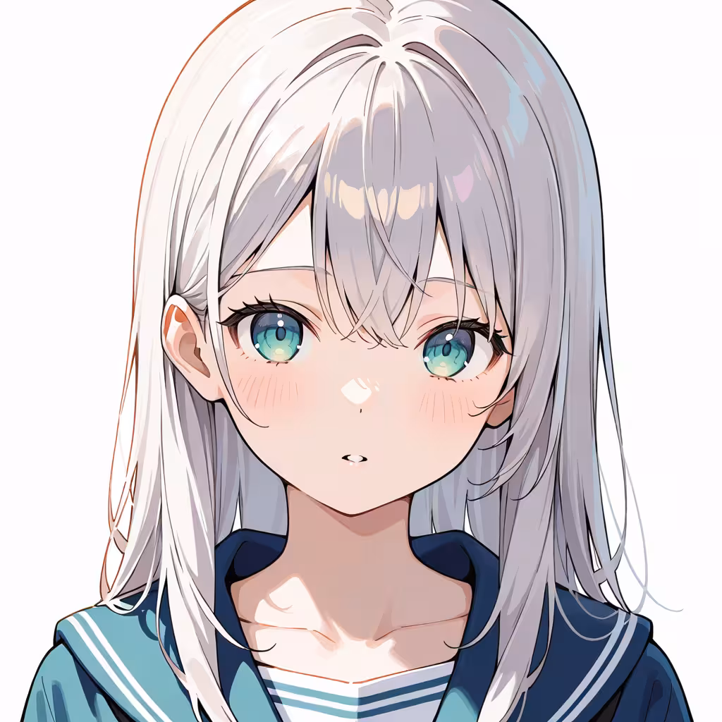 メガネなしの作例