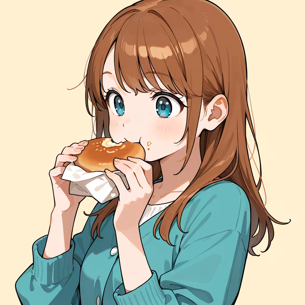 食べるの作例