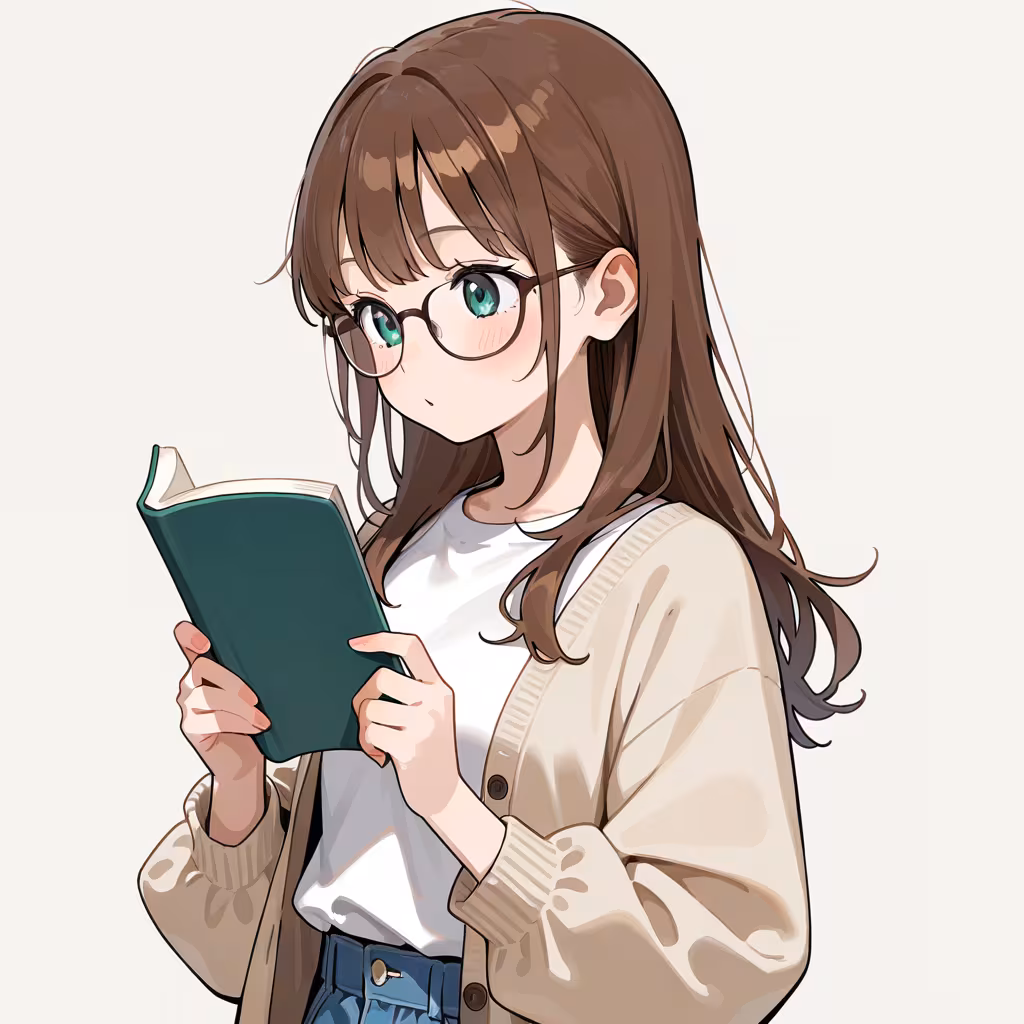 本を持つの作例