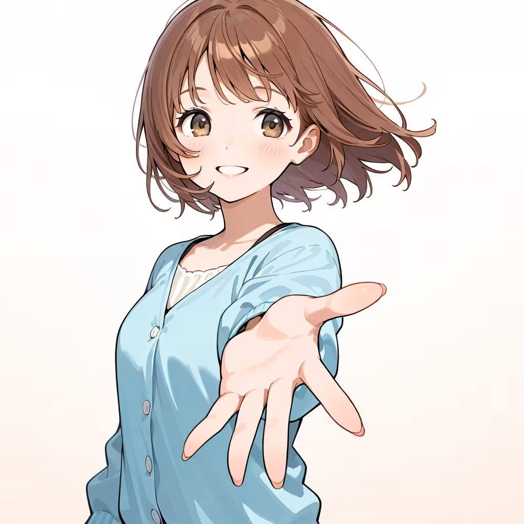 手を伸ばすの作例