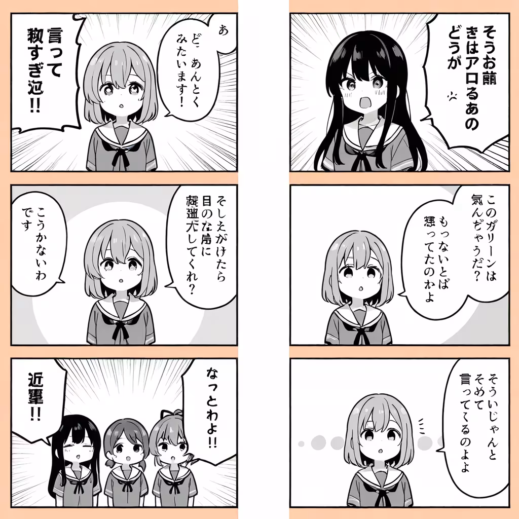 3コマの作例