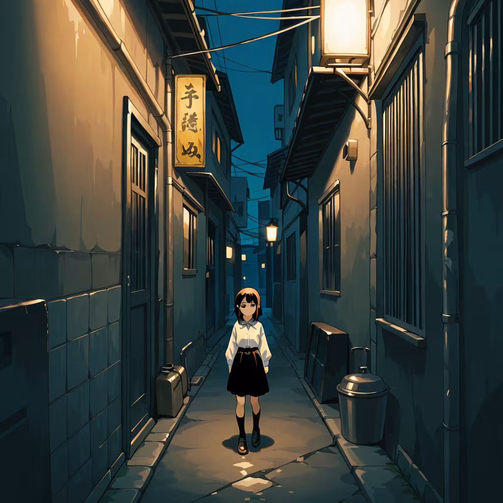 路地裏の作例