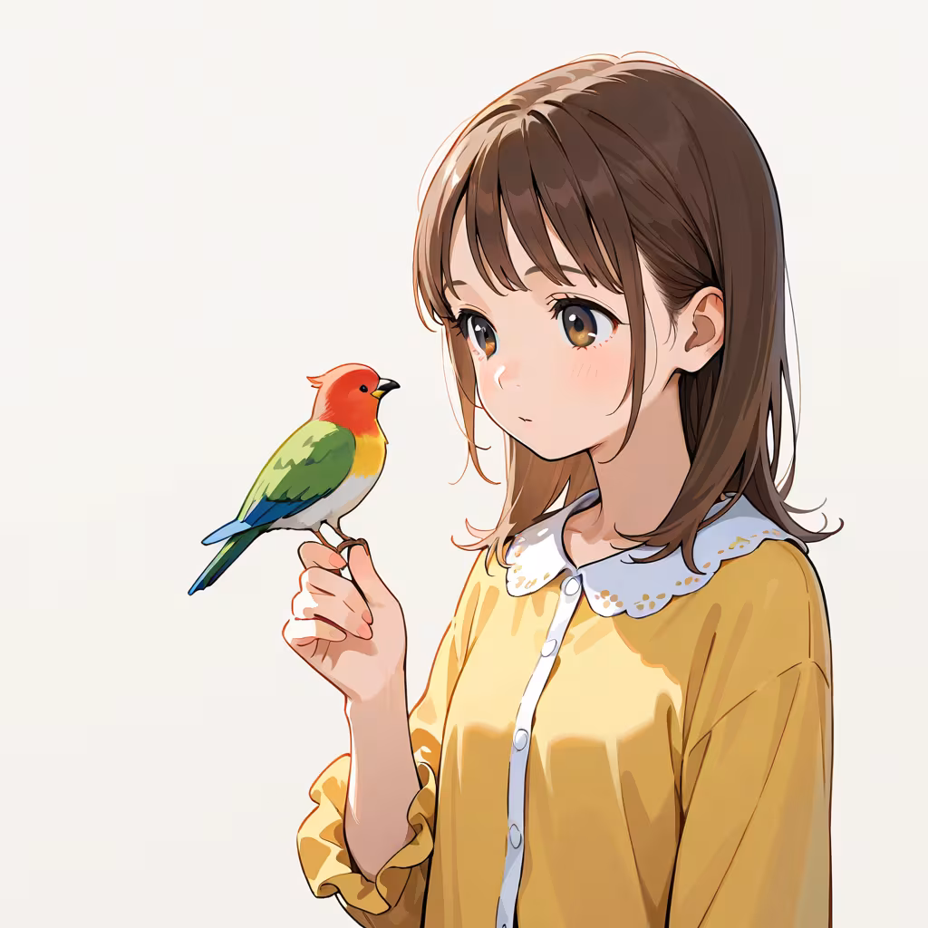鳥の作例