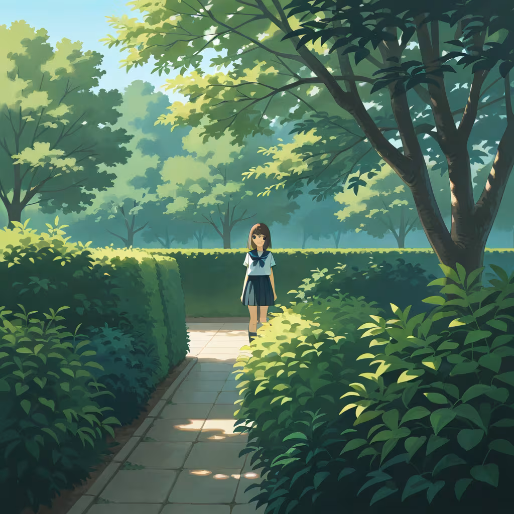 茂みの作例
