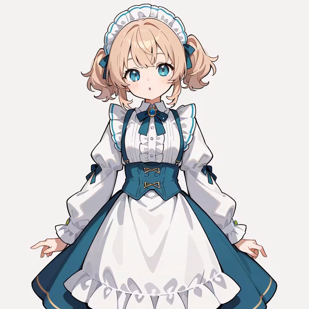 センターフリルの作例