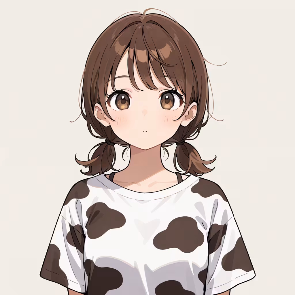 牛柄の作例
