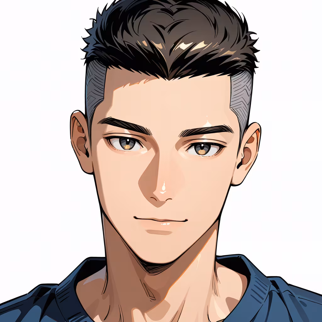 クルーカットの作例
