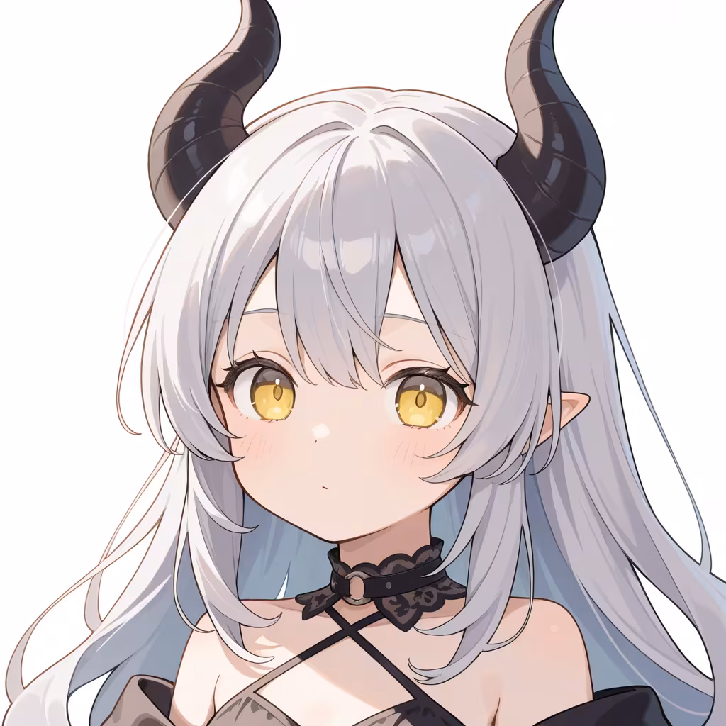 悪魔の角の作例