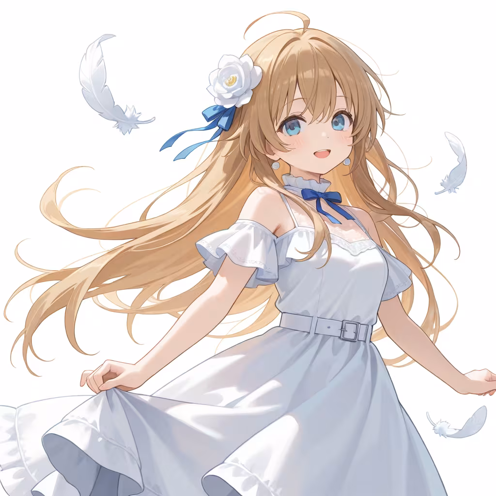 羽毛の作例