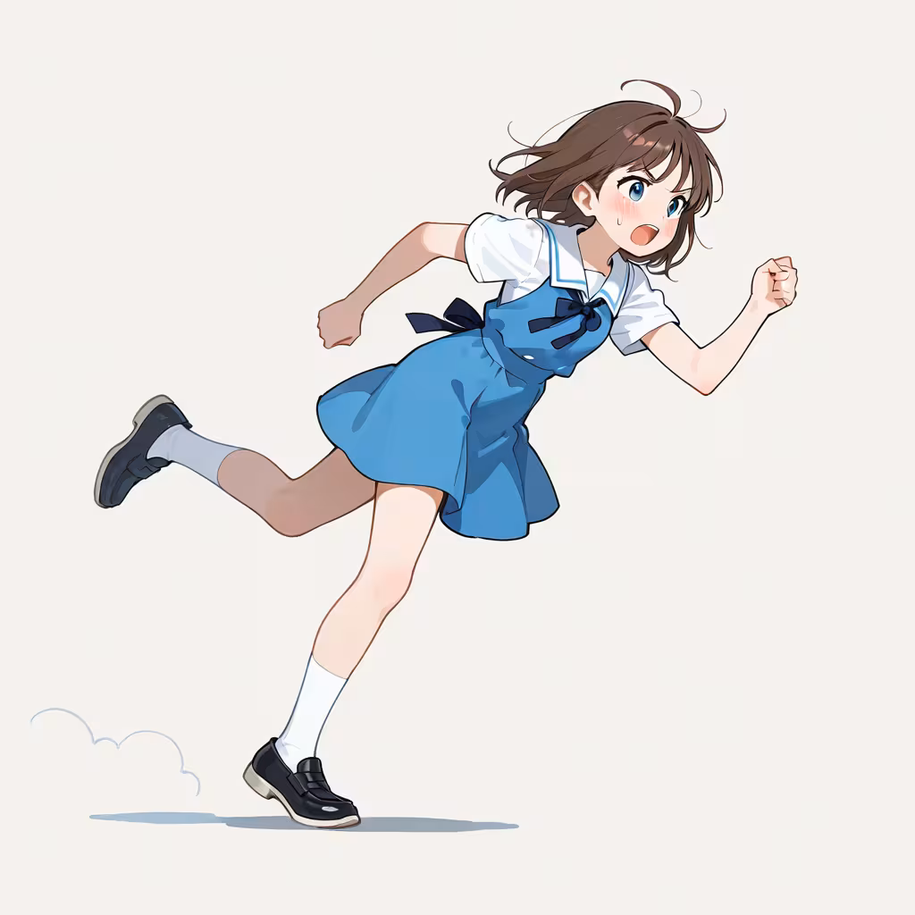 逃げるの作例