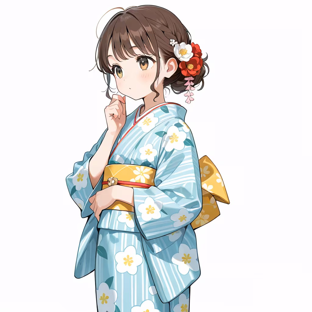 花柄の作例
