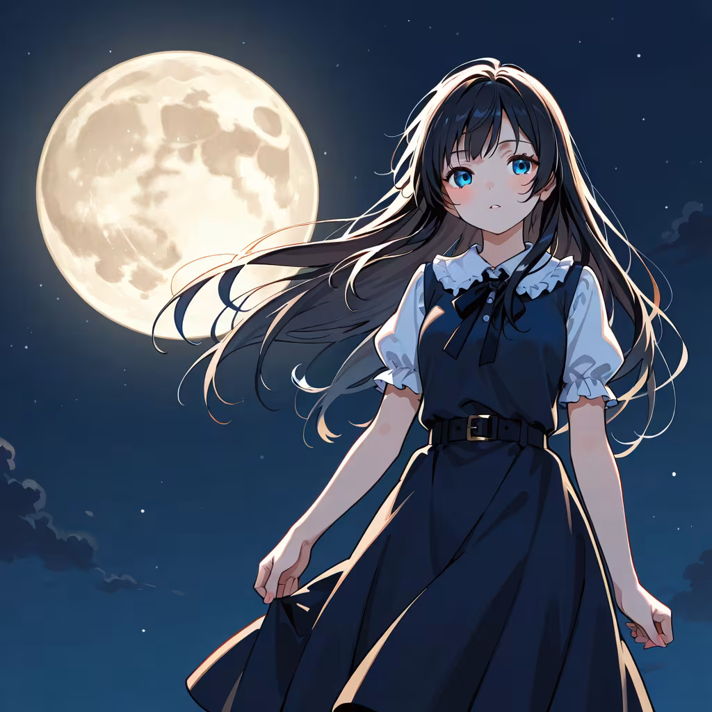 満月の作例