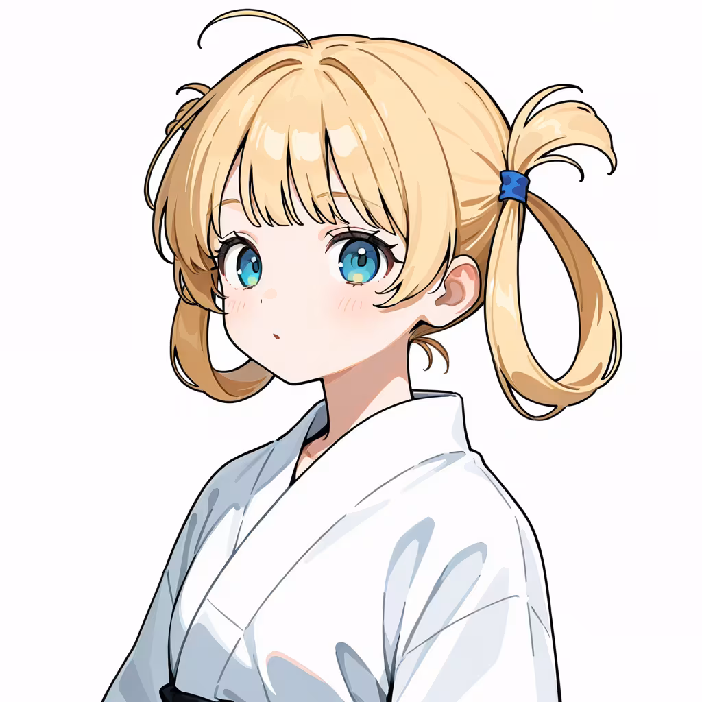 ドーナツヘアの作例