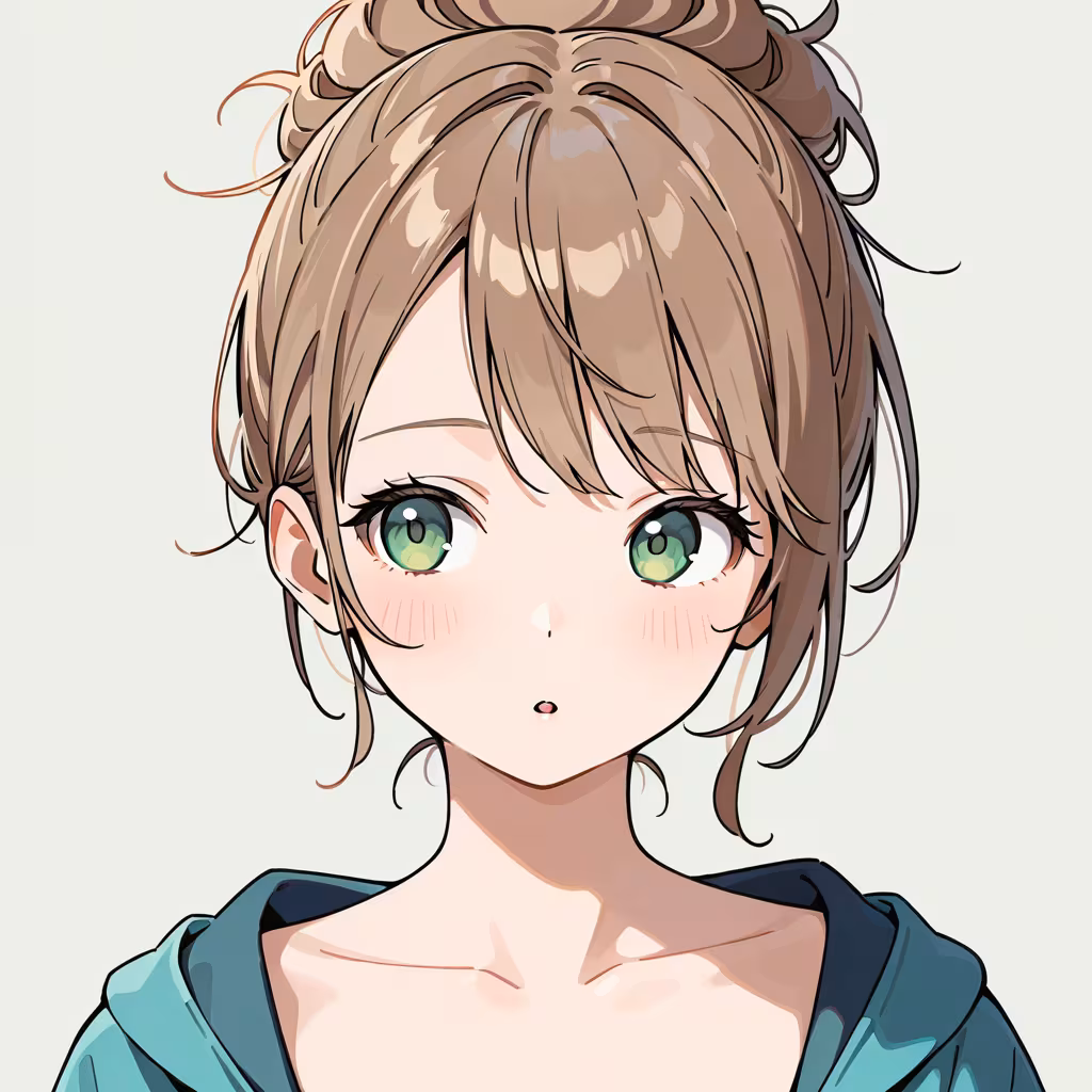 アップヘアの作例