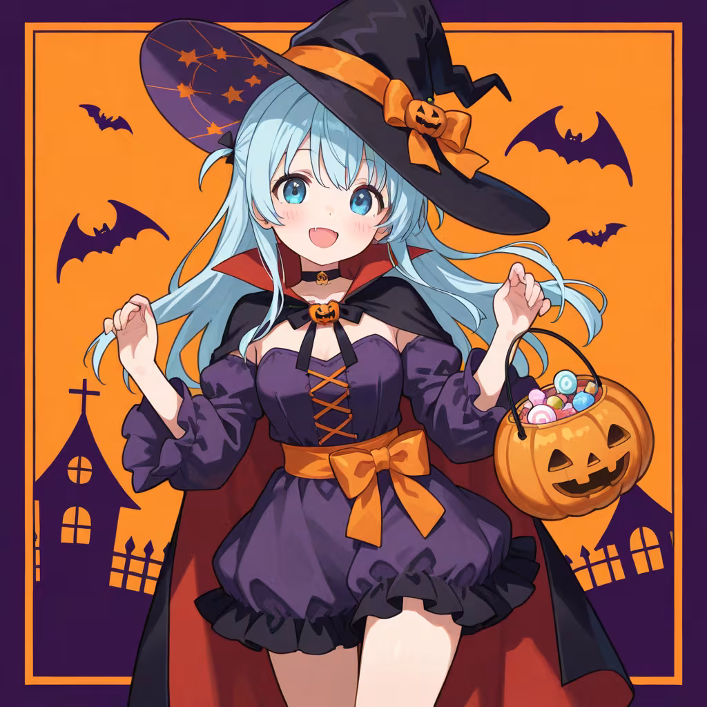 ハロウィンの作例