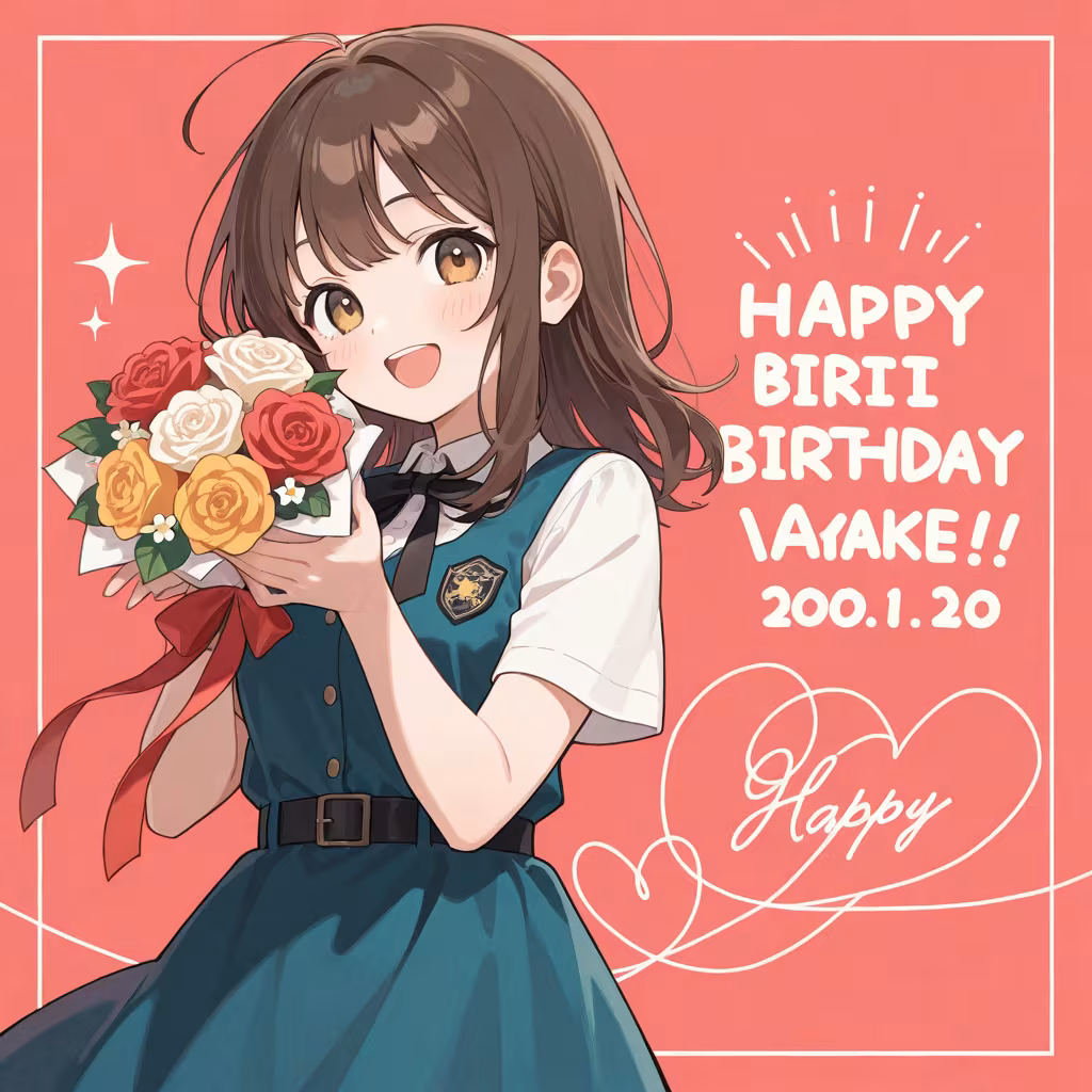誕生日の作例