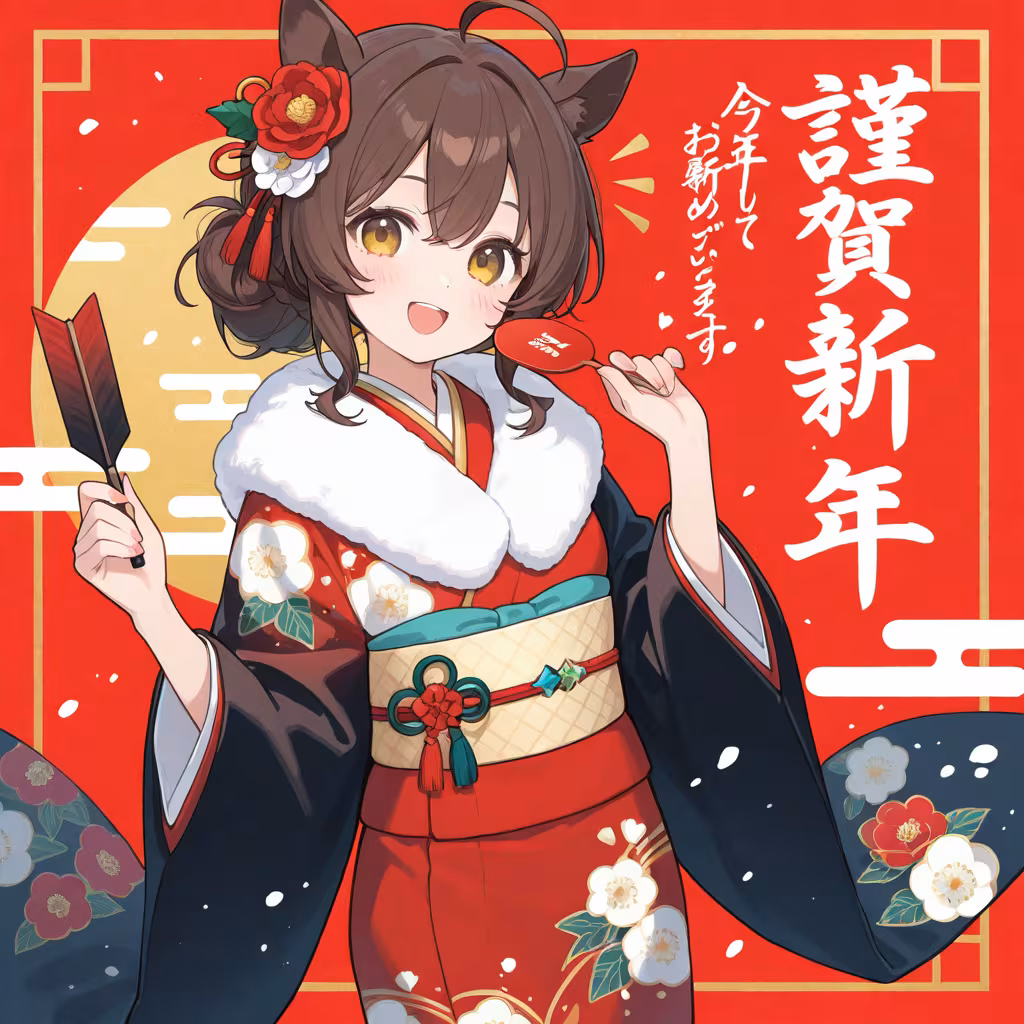 あけましておめでとうの作例