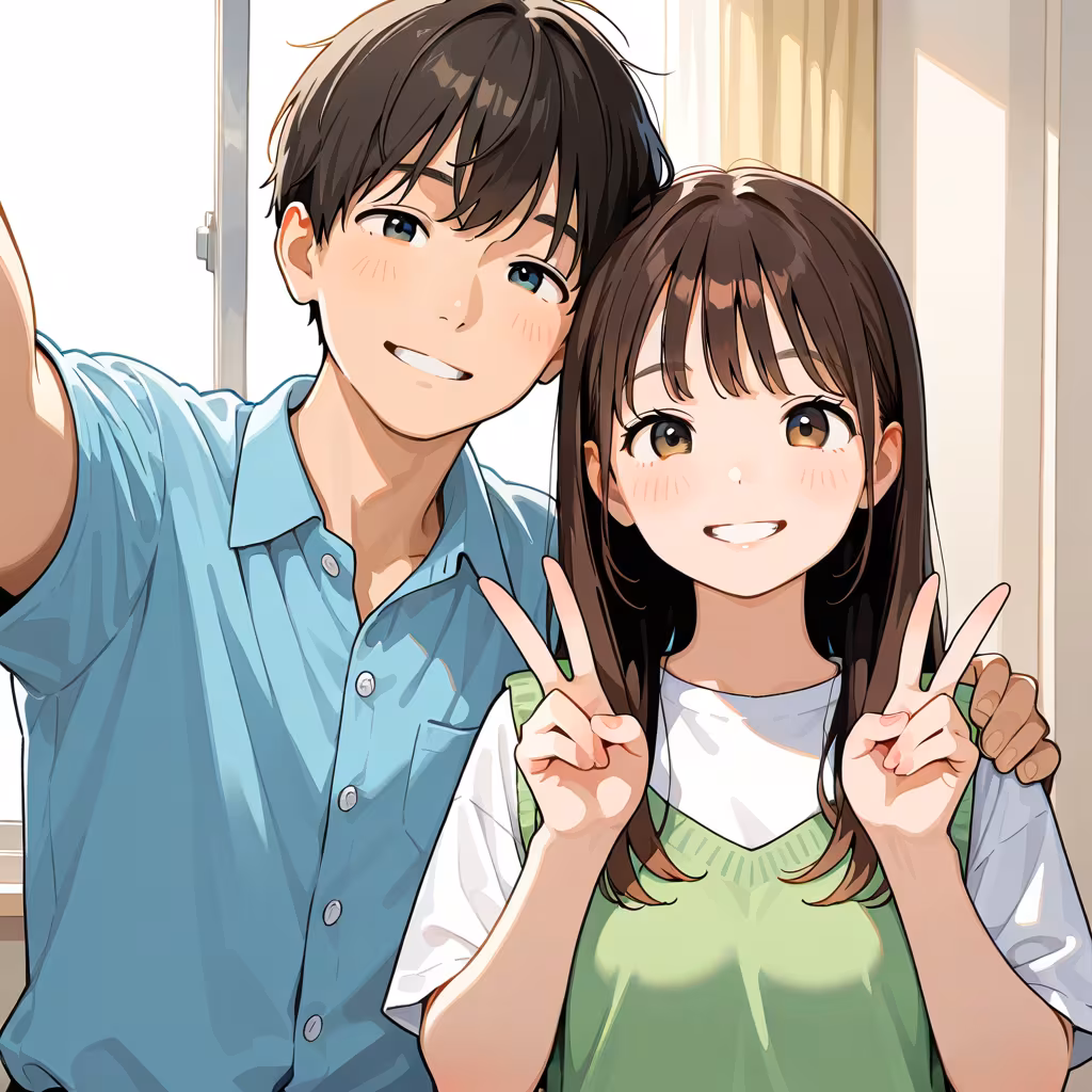 男女の作例