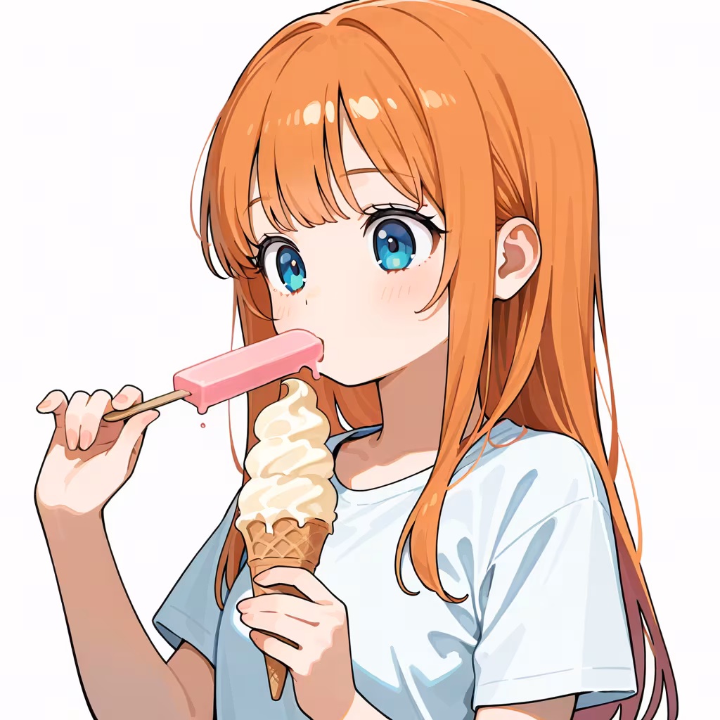 アイスクリームの作例