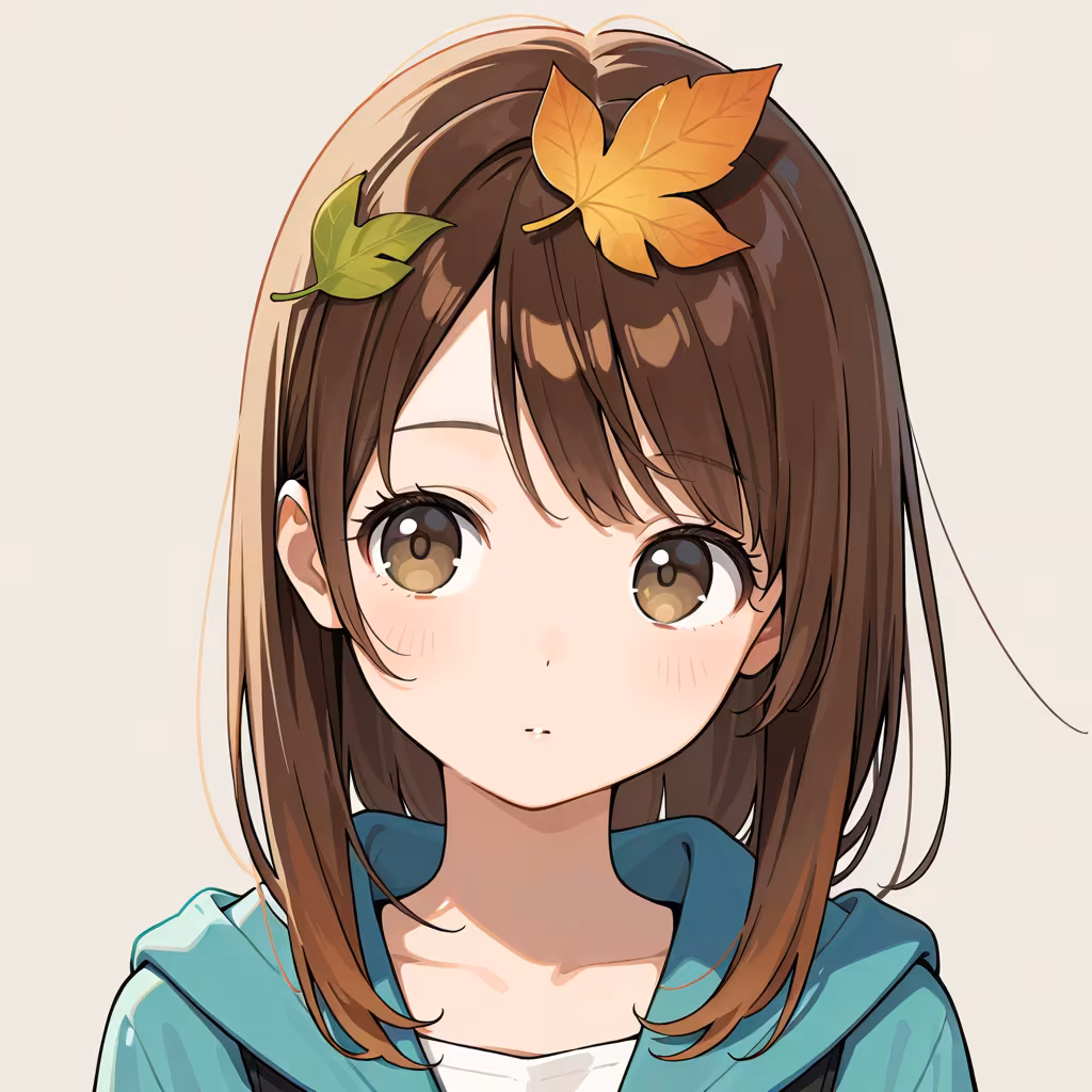 葉の作例