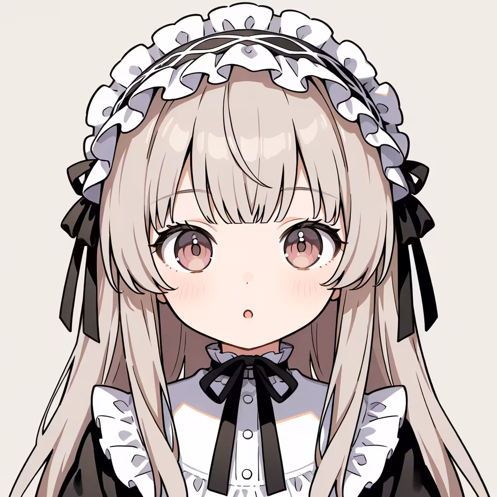 ロリータヘアバンドの作例