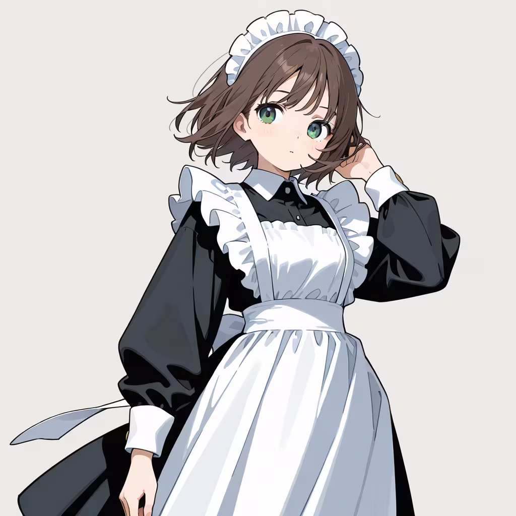 メイドエプロンの作例