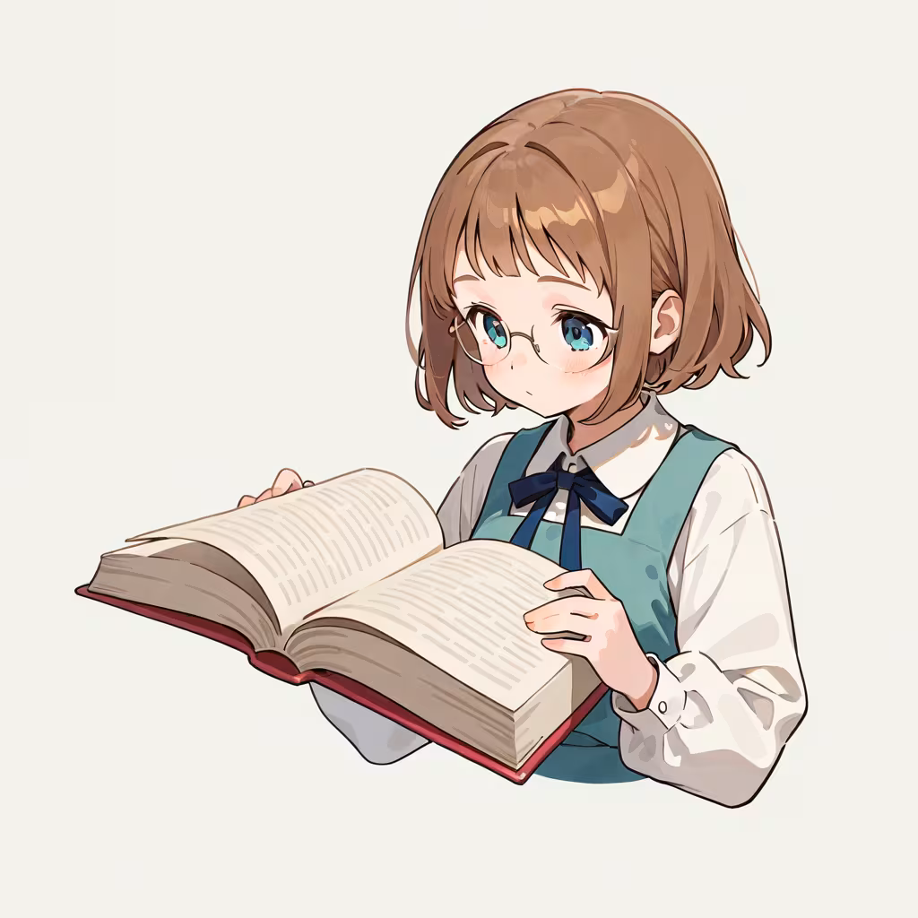 開いた本の作例