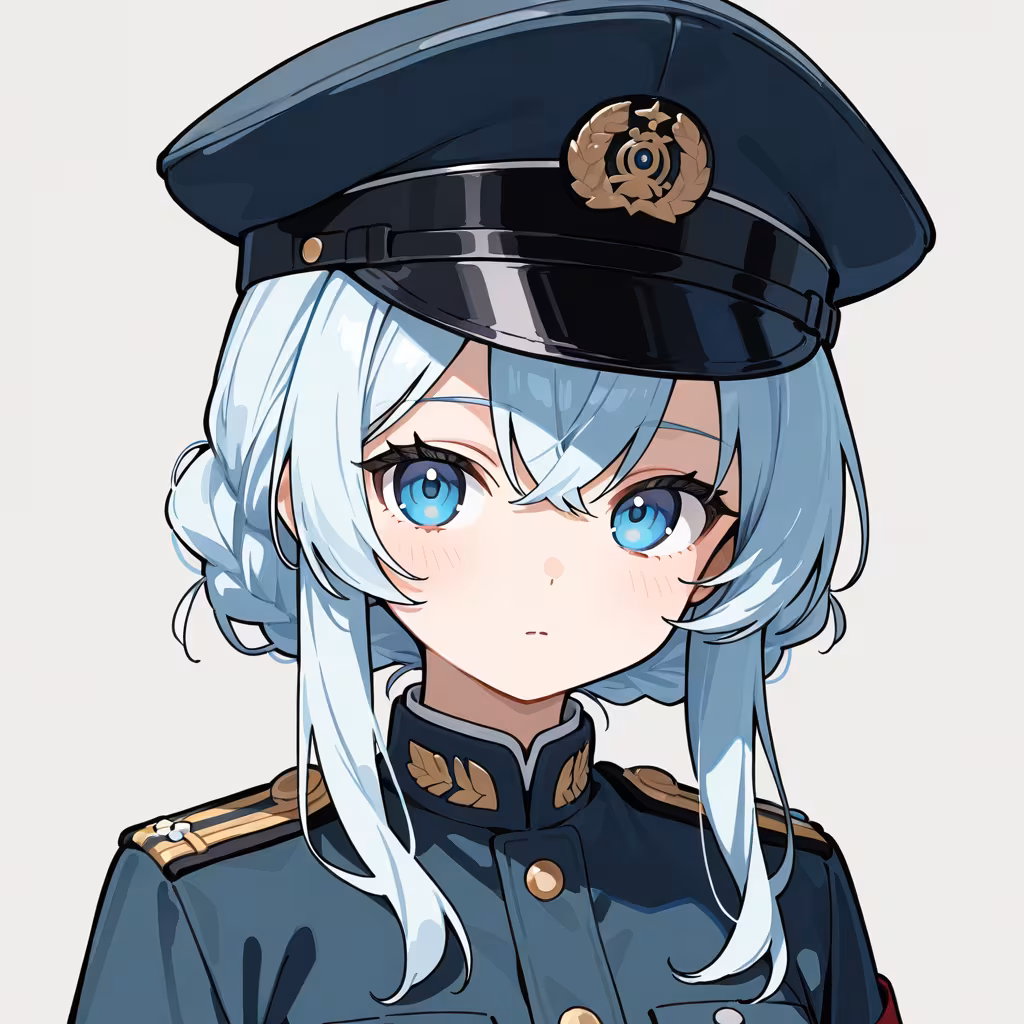 つば付き帽子の作例
