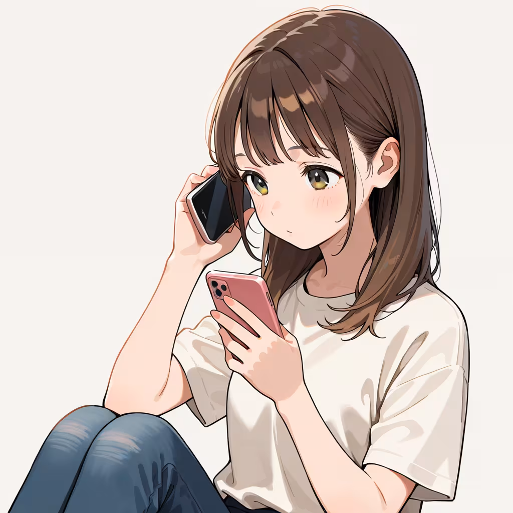 電話の作例