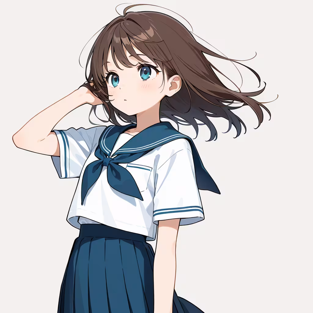 セーラーシャツの作例