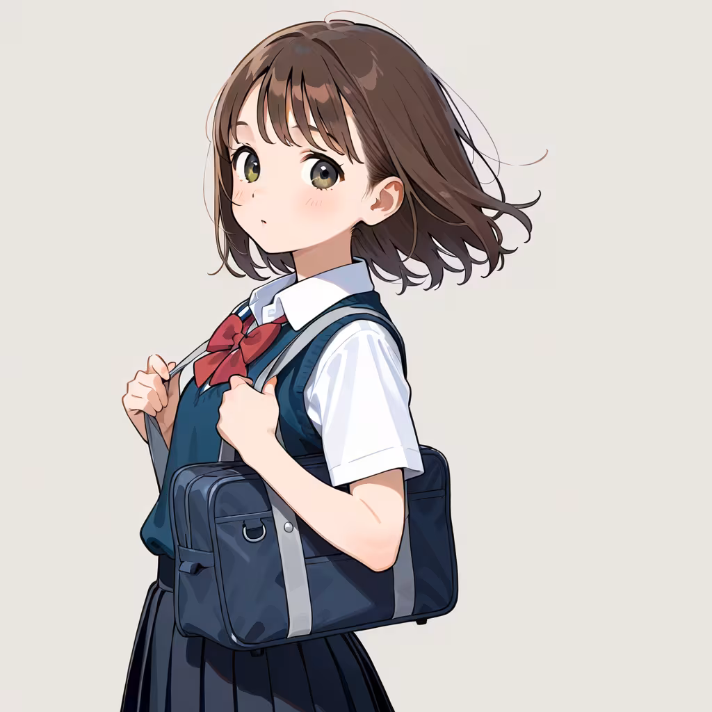 スクールバッグの作例