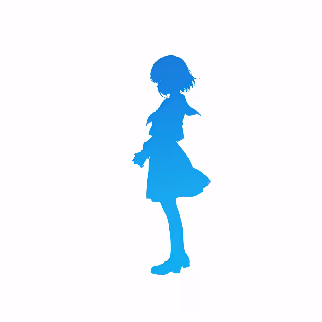 シルエットの作例